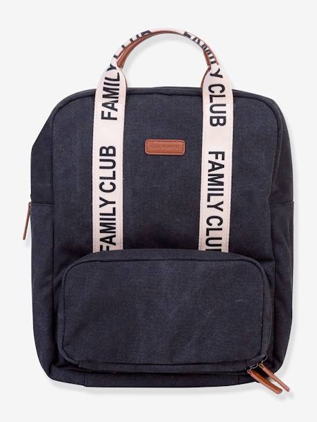 Changing Backpack, Family Club Signature by CHILDHOME black+ecru+green 