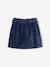 Paperbag Skirt in Velvet for Girls night blue 