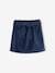 Paperbag Skirt in Velvet for Girls night blue 