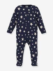 Fleece Sleepsuit with Glow-in-the-Dark Stars, PETIT BATEAU