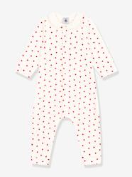 Baby-Dungarees & All-in-ones-Small Hearts Jumpsuit for Babies, PETIT BATEAU