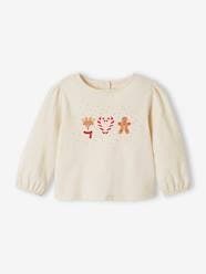 Baby-T-shirts & Roll Neck T-Shirts-T-Shirts-Long Sleeve Christmas Special Top for Babies