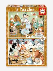 Toys-Educational Games-Puzzles-Forest Tales 2x48 Puzzles - EDUCA BORRAS