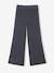 Wide Trousers in Very Soft Knit for Girls anthracite 