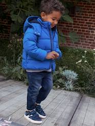Boys-Coats & Jackets-Hooded Jacket with Detachable Sleeves, Polar Fleece Lining, for Boys