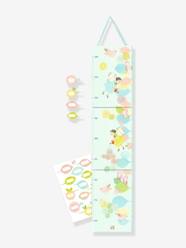 Bedding & Decor-Decoration-Wall Décor-Birds & Flowers Growth Chart in Paper & Stickers - DJECO