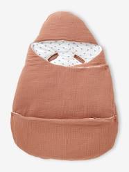 Baby-Outerwear-Transformable Baby Nest in Cotton Gauze
