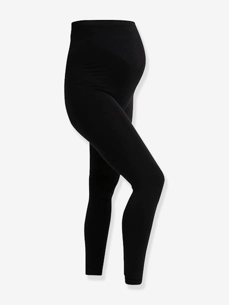 Leggings with Integrated Belly and Back Support for Maternity, by CARRIWELL black 