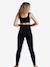 Leggings with Integrated Belly and Back Support for Maternity, by CARRIWELL black 