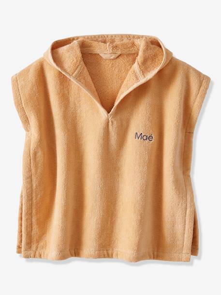 Bathing Poncho for Babies, Animal apricot+ochre 
