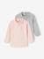 Pack of 2 High Neck Tops for Baby Girls pale pink 