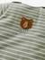 Baby Sleep Bag, Long Sleeves, Forest Buddy striped green 