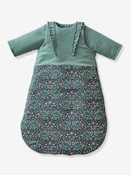 Bedding & Decor-Baby Bedding-Dual Fabric Baby Sleeping Bag with Removable Sleeves, Brocéliande