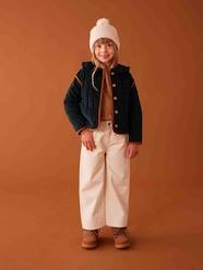 Girls-Coats & Jackets-Quilted Corduroy Jacket for Girls