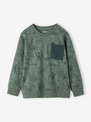 Boys-Printed Sweatshirt-Style Top for Boys