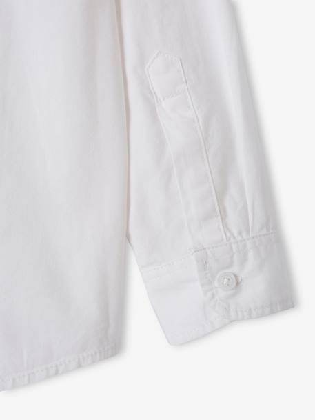 Christmas Combo: Shirt + Bow Tie, in Velour, for Boys white 