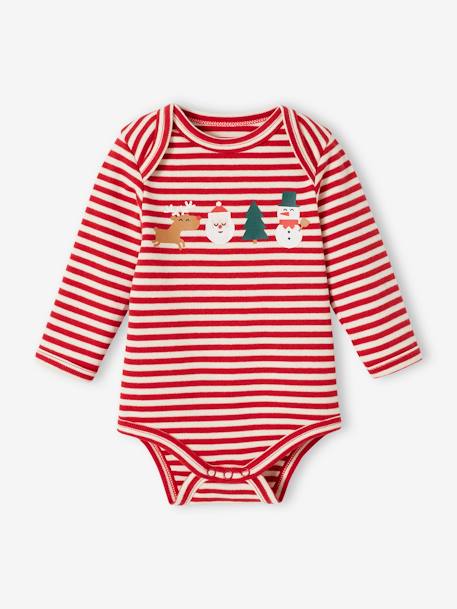 Pack of 2 Christmas Special Bodysuits for Babies red 