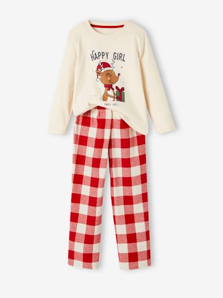 Christmas Pyjamas for Girls ecru 