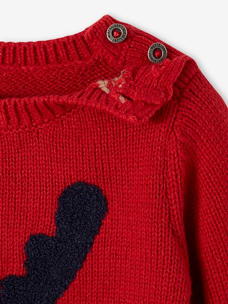 Christmas Special Jumper for Babies red 
