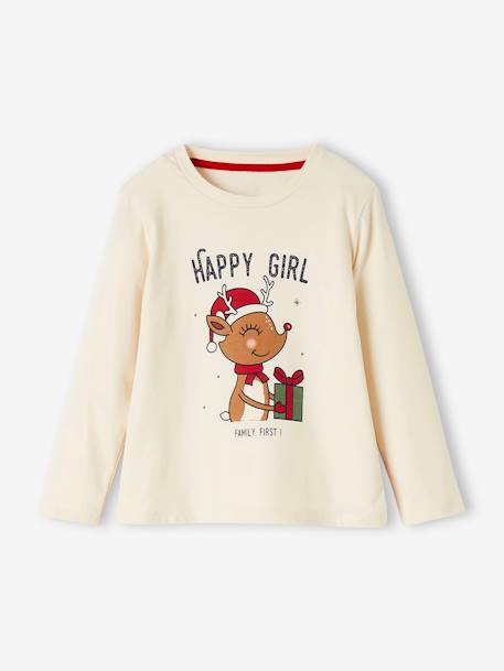 Christmas Pyjamas for Girls ecru 