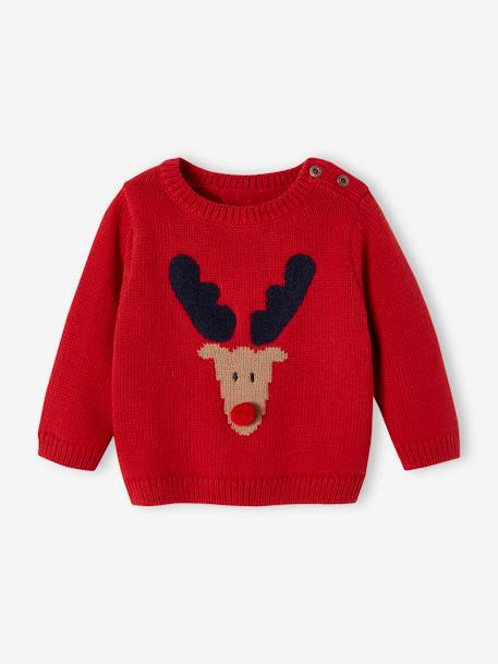 Christmas Special Jumper for Babies red 