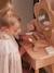FSC®100% Straw Dressing Table + Accessories, in Certified Wood rose+white 