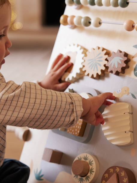 Double-Sided Activity Board in FSC®100% Wood, Tanzania white 