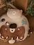 Cushion for Babies, Designed for Discovery brown+ecru+Enchanted Forest+red+white 