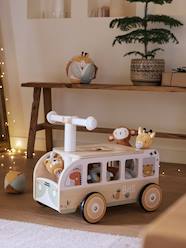 Sustainable Toys-Toys-Baby & Pre-School Toys-Ride-ons-Ride-On Bus for Soft Toys in FSC® Wood, Hanoi