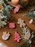 Set of 6 Christmas Hanging Decorations , Biscuit-Effect white 