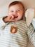 Baby Sleep Bag, Long Sleeves, Forest Buddy striped green 