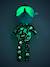 Cuddly toy Night-time friend - LILLIPUTIEN green+rose 