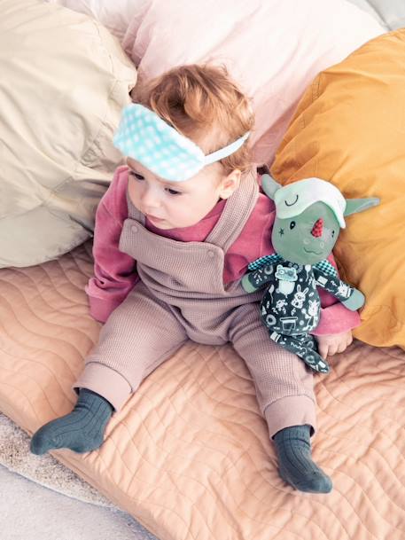 Cuddly toy Night-time friend - LILLIPUTIEN green+rose 
