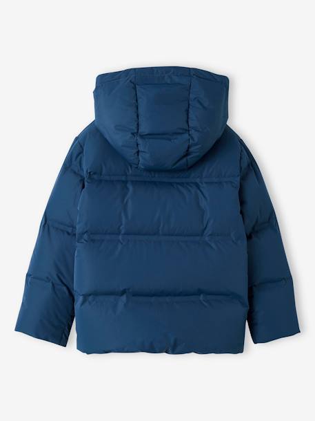 Hooded Feather & Down Jacket for Boys blue 