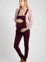 Maternity-Playsuits & Dungarees-Corduroy Dungarees for Maternity, Meryl by ENVIE DE FRAISE