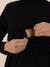 Fine Knit Dress for Maternity,  Fanette Ls by ENVIE DE FRAISE black 