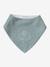 Set of 3 Bandana Bibs in Towelling grey blue+set pink 