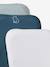 Set of 3 Changing Mattress Covers grey blue+set pink 