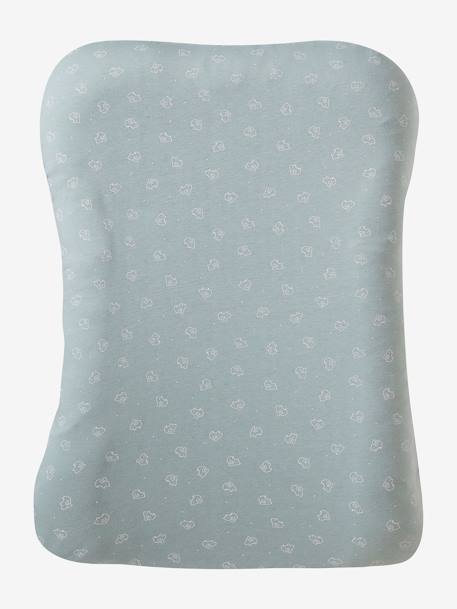 Set of 3 Changing Mattress Covers grey blue+set pink 