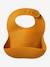 Set of 2 Silicone Bibs brown 