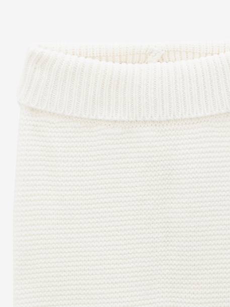 Leggings in Organic Cotton & Wool for Babies, by CYRILLUS white 