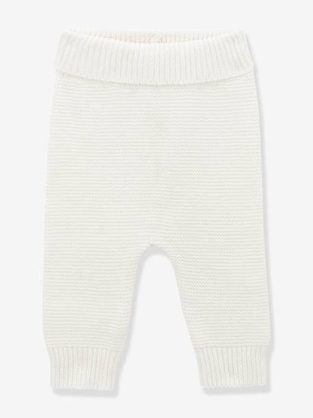 Leggings in Organic Cotton & Wool for Babies, by CYRILLUS white 