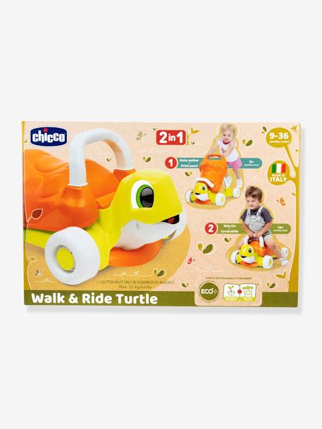 2-in-1 Turtle First Steps Walker ECO+ - CHICCO green 