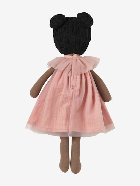 Soft Baby Doll in Cotton rose+yellow 