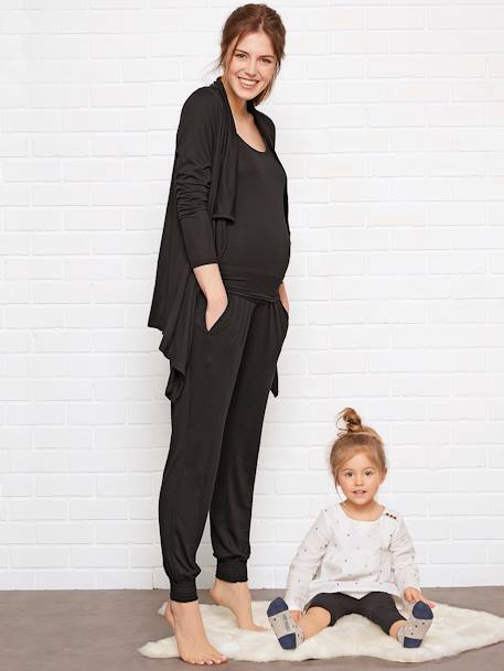 Maternity & Nursing Loungewear 3-Piece Kit Black 