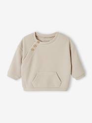 Baby-Jumpers, Cardigans & Sweaters-Jumpers-Sweatshirt in Fancy Knit with Opening on the Front for Newborn Babies