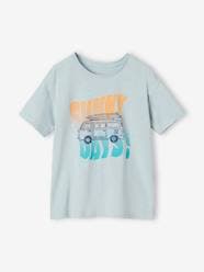 Boys-Tops-T-Shirts-T-Shirt with "Sunny Days" Motif for Boys