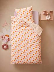 Duvet Cover + Pillowcase Set with Recycled Cotton for Children, Pop Flower