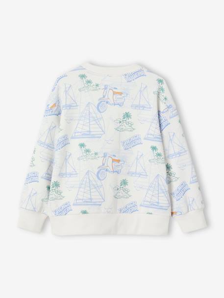 Sweatshirt with Riviera Motif for Boys printed white 