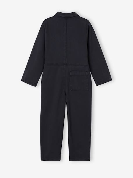 Worker-Style Jumpsuit for Girls anthracite 